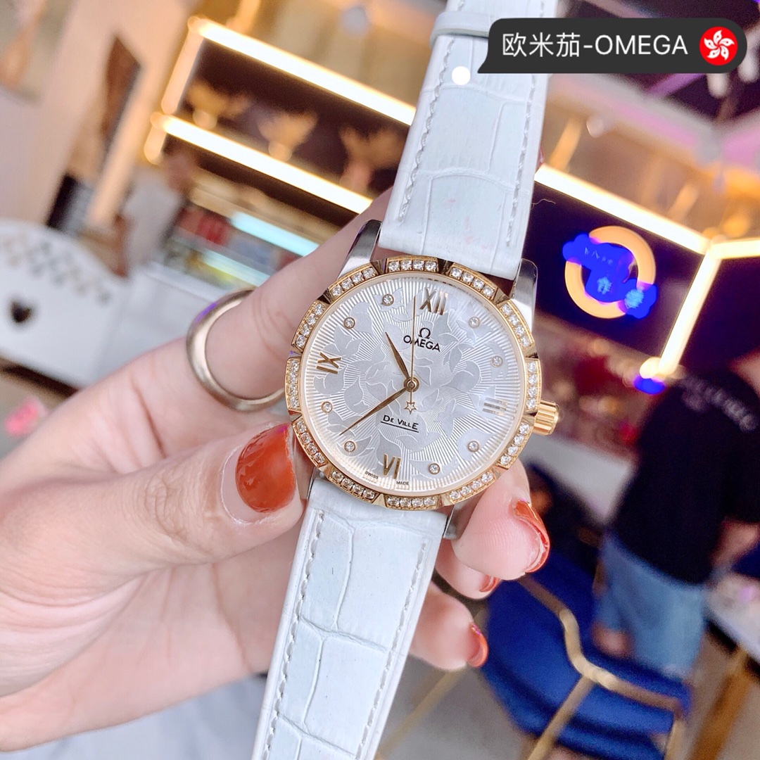 Omega 2019新款，送情人 送老婆 最佳首选，蓝宝石防刮镜面 直径：34mmx10mm‼ 请认准YQ出品