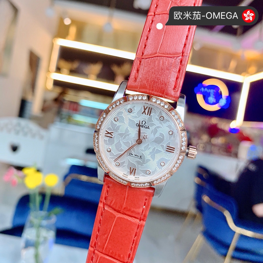 Omega 2019新款，送情人 送老婆 最佳首选，蓝宝石防刮镜面 直径：34mmx10mm‼ 请认准YQ出品