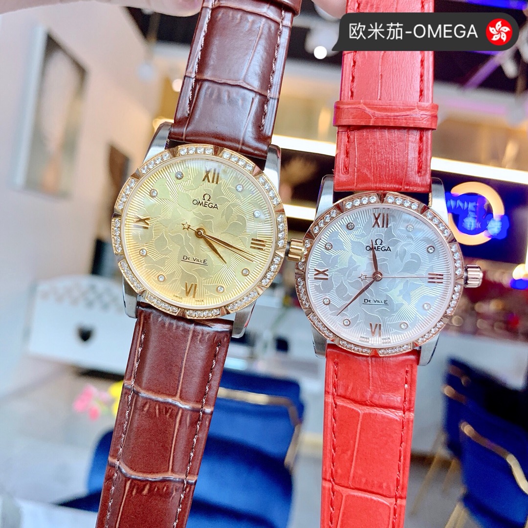 Omega 2019新款，送情人 送老婆 最佳首选，蓝宝石防刮镜面 直径：34mmx10mm‼ 请认准YQ出品