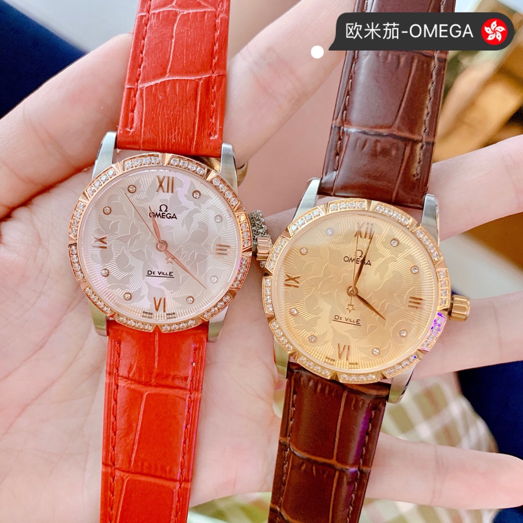 Omega 2019新款，送情人 送老婆 最佳首选，蓝宝石防刮镜面 直径：34mmx10mm‼ 请认准YQ出品