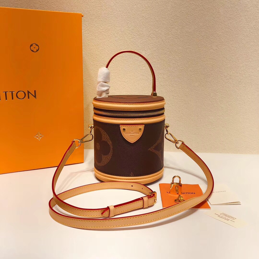 Louis Vuitton LV Cannes Bags Handbags Monogram Reverse Canvas Cowhide Fall Collection M44603