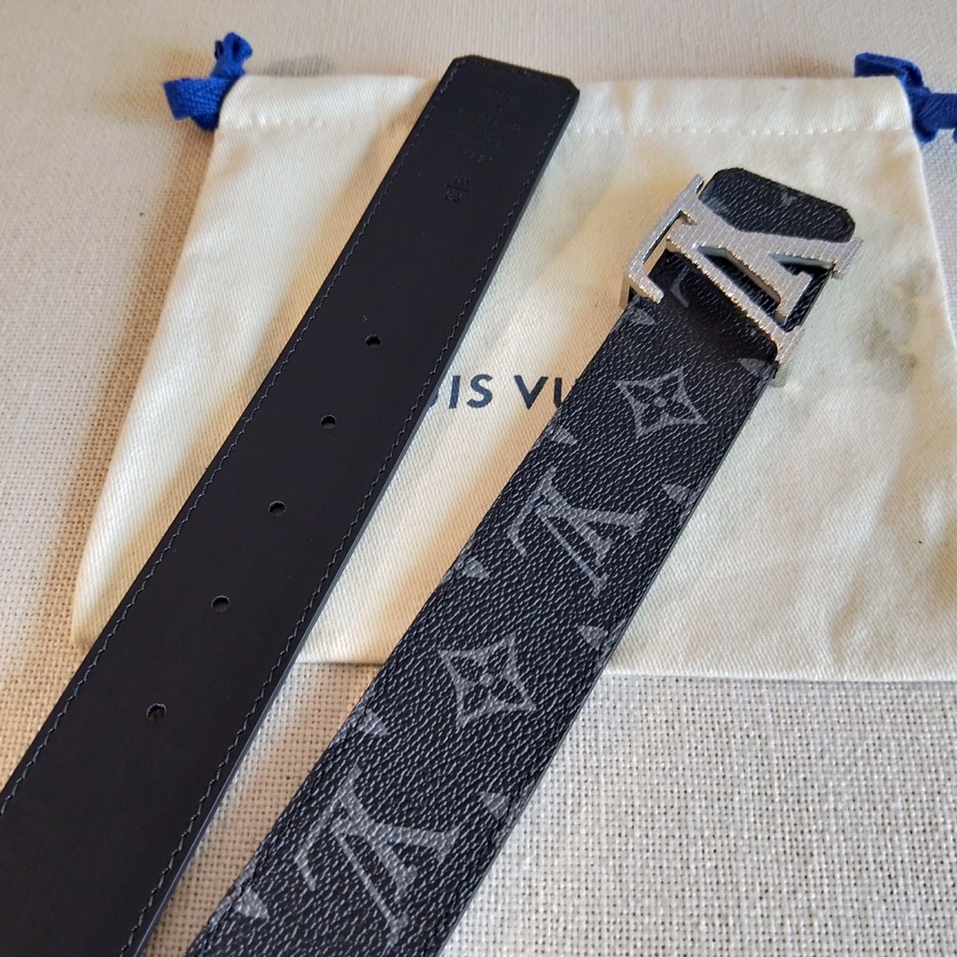 LV[正]原单品质经典花纹原版皮料面搭配原单精品扣精工制作细节看图实物拍摄高端奢华宽度4.0cm