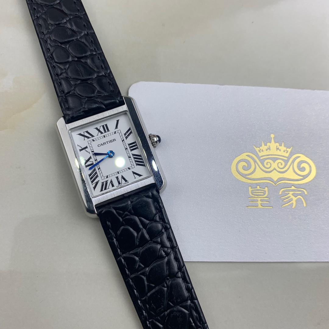 Cartier 皇家 卡地亚坦克系列女款腕表