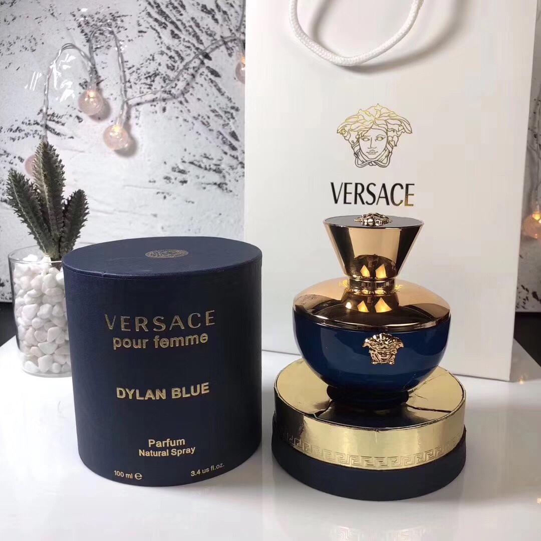 Versace Dylan Blue Eau de Parfum for Women - 3.4 oz (100ml) Spray