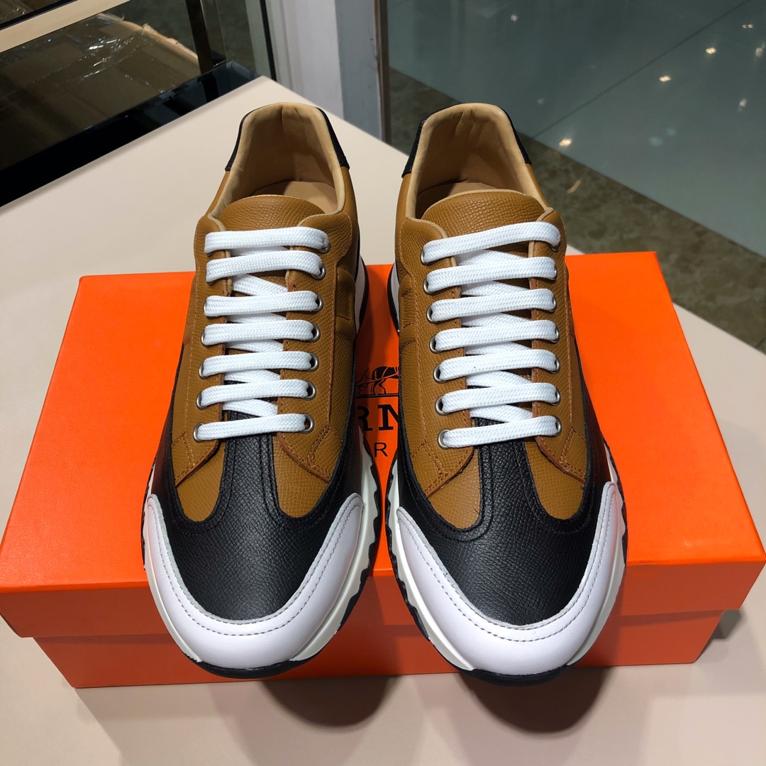 Hermes mirror quality
 Shoes Sneakers 2023 Replica
 Sewing Cowhide Fashion Casual