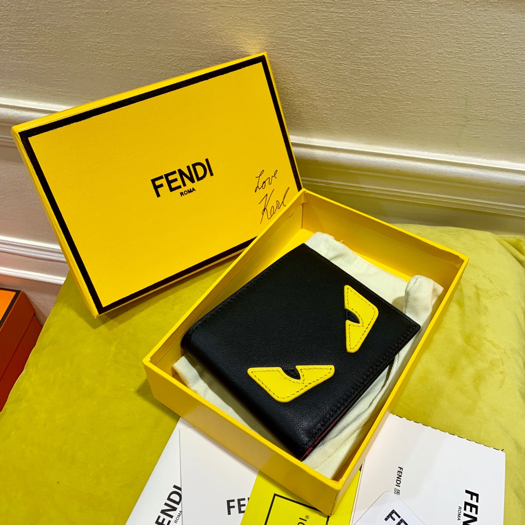 [Fendi Wallets]Classic Monster Short Wallet
