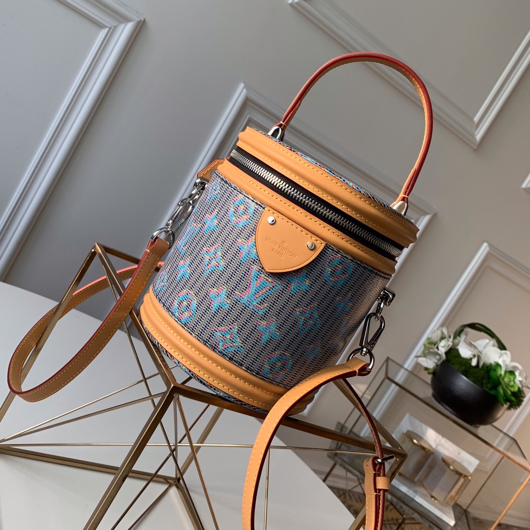 Louis Vuitton LV Cannes Bags Handbags Pink Printing Calfskin Cowhide M55545