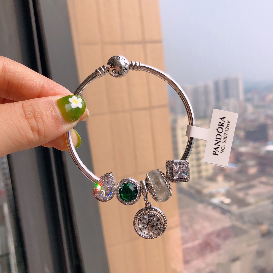 NO:103598,[Grass-planting little Panpan #Rotating Life Tree] Hot Sale Recommendations Dear Girls Favorite Styles, Pandora Finished Bracelet, Bracelet19860909【种草小潘潘#旋转生命树】热卖推荐  各位小姐姐钟爱的款式,潘多拉成品手镯,bracelet,Jewelry