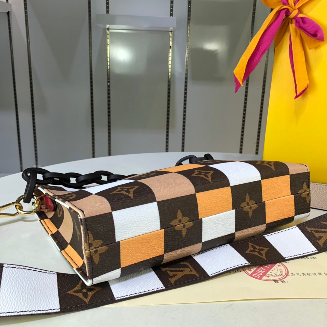 Louis Vuitton Damier checkerboard multicolor 25x20x5cm shoulder everyday