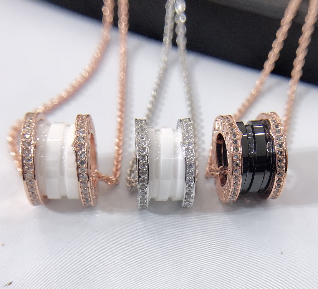 NO:360612,Bulgari spring drill necklace, very high-end, Bulgari necklace, bvlgari, necklace19860909宝格丽弹簧两边钻项链 好高级,宝格丽项链,bvlgari,necklace,Jewelry