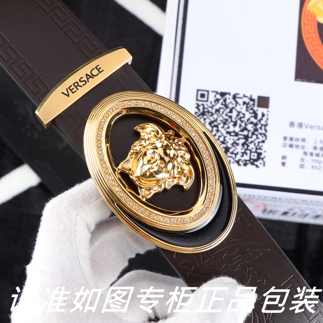 范思哲.Ver…sace 美人头 24k钢扣 镶钻工艺专柜同等质量