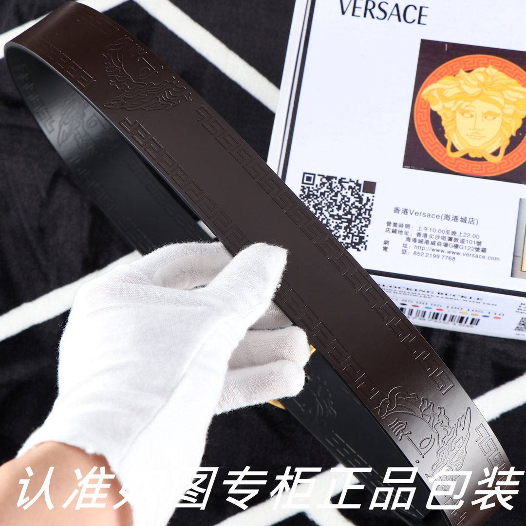 范思哲.Ver…sace 美人头 24k钢扣 镶钻工艺专柜同等质量
