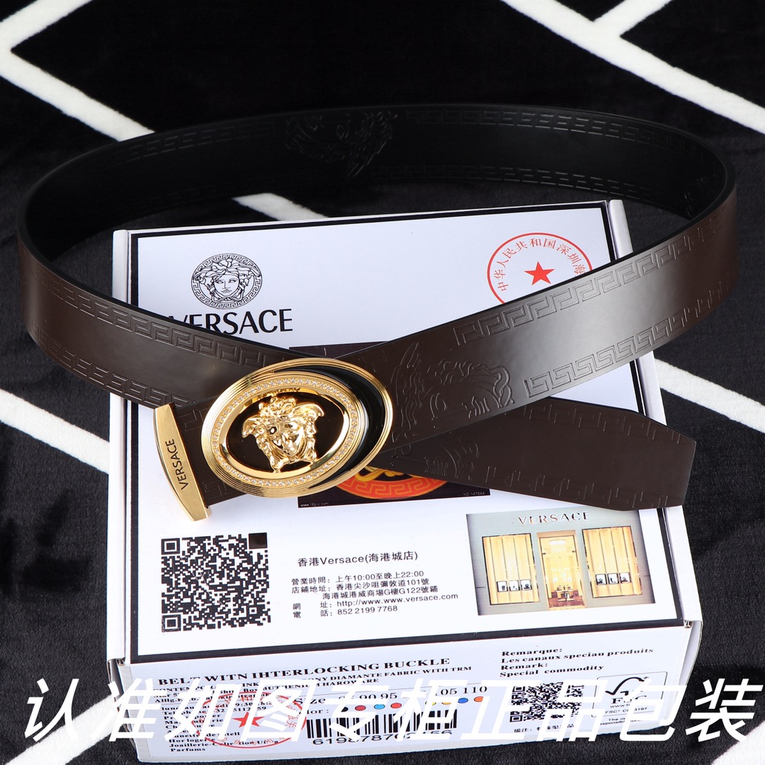 范思哲.Ver…sace 美人头 24k钢扣 镶钻工艺专柜同等质量