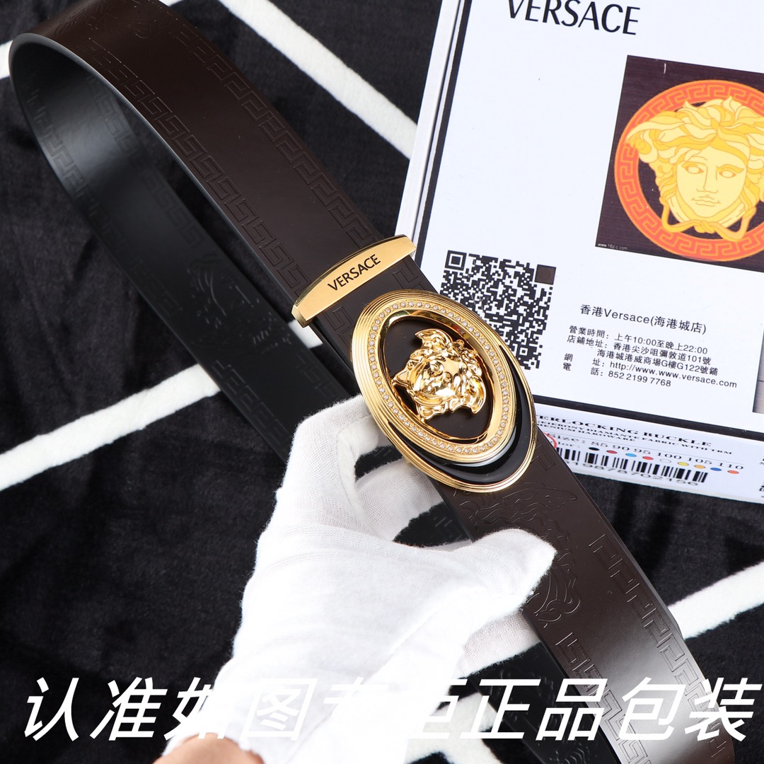 范思哲.Ver…sace 美人头 24k钢扣 镶钻工艺专柜同等质量