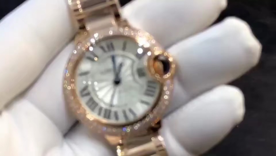Cartier 卡地亚蓝气球全玫瑰金镶钻视频欣赏