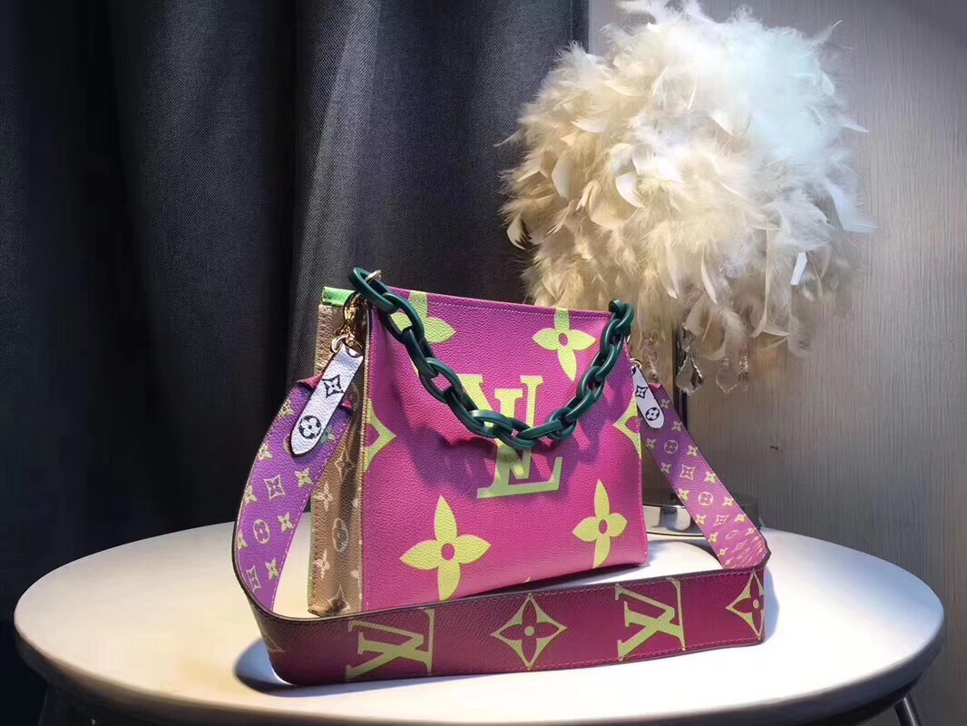 Louis Vuitton Pink Monogram 25x20x5cm shoulder everyday