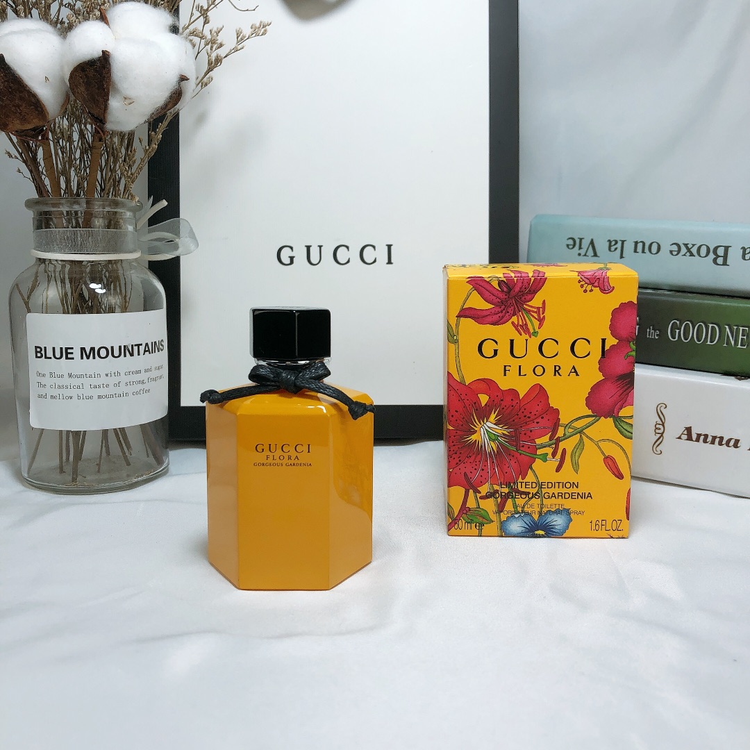 Gucci Flora Gorgeous Gardenia Limited Edition Yellow Bottle Perfume - 50ml
