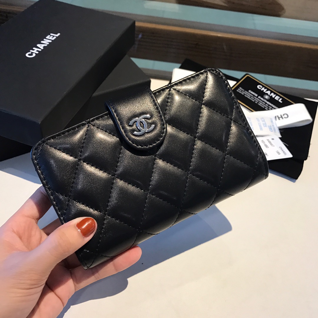 شانيل Chanel Classic Flap Bag محفظة الجيب أفضل جودة نسخة طبق الأصل
 جلد البقر