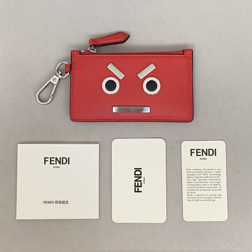 [Fendi Wallets]Inspired by speechless expressions