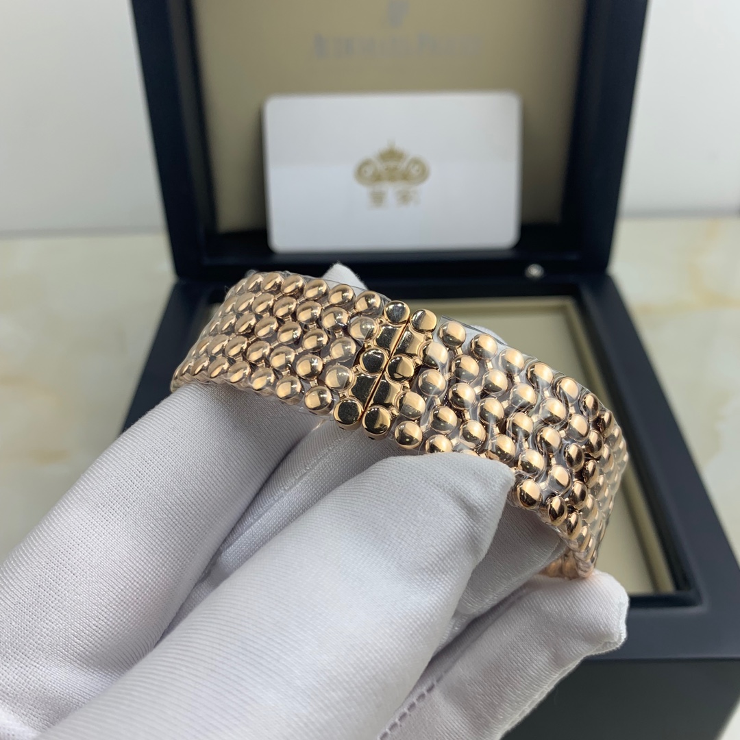 Cartier 皇家 卡地亚白气球全玫瑰金女表腕表