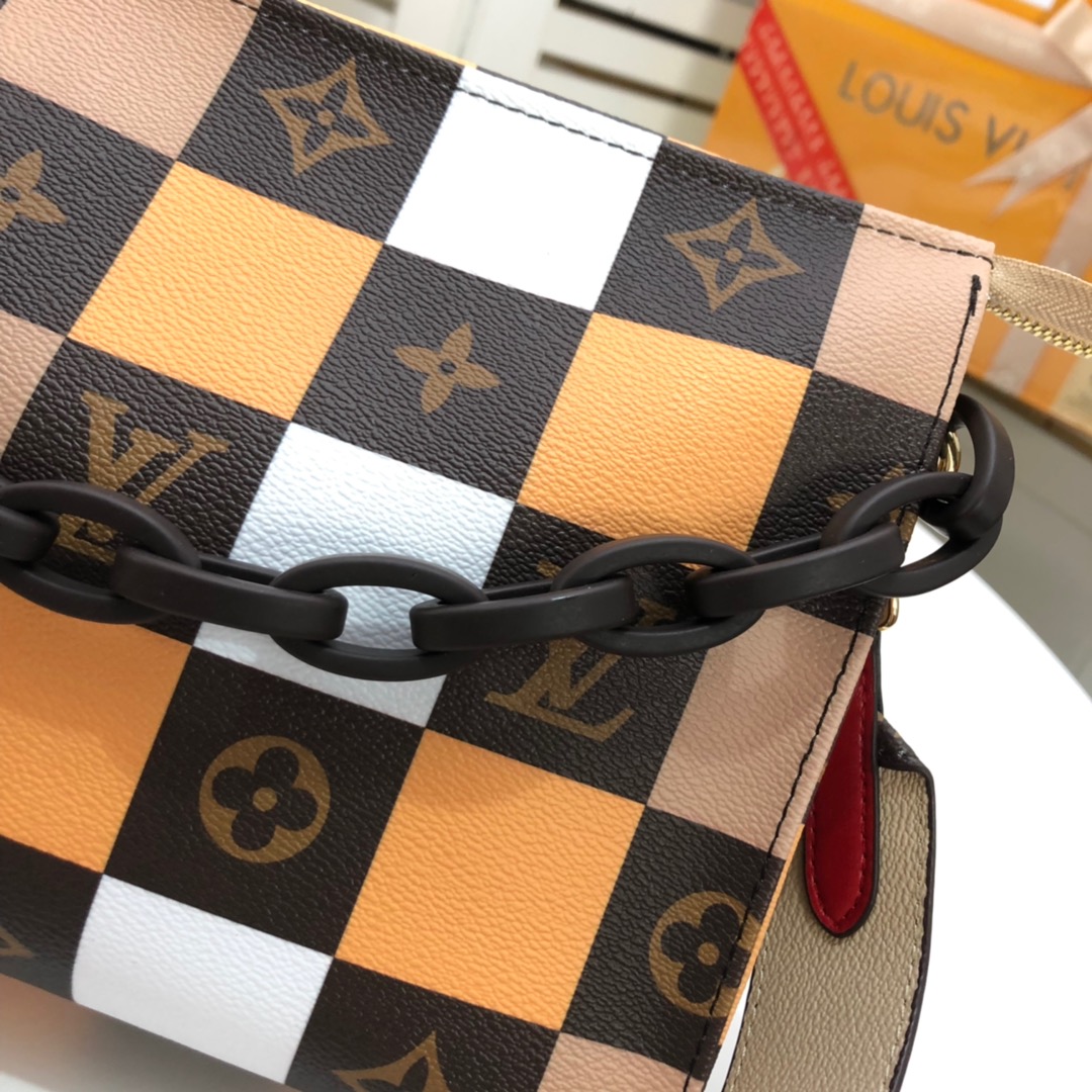 Louis Vuitton Monogram checkered multicolor W25H20D5 crossbody everyday