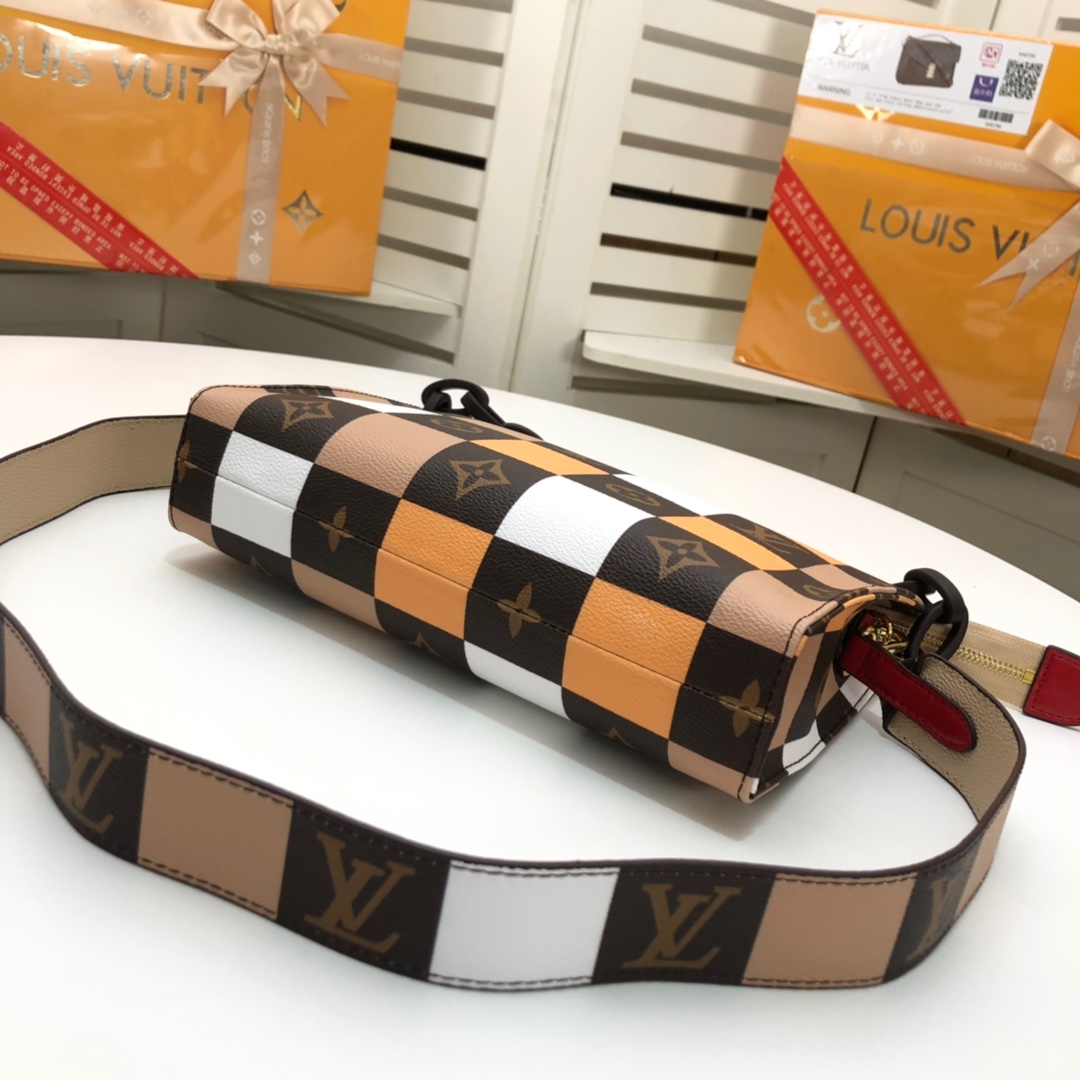 Louis Vuitton Monogram checkered multicolor W25H20D5 crossbody everyday