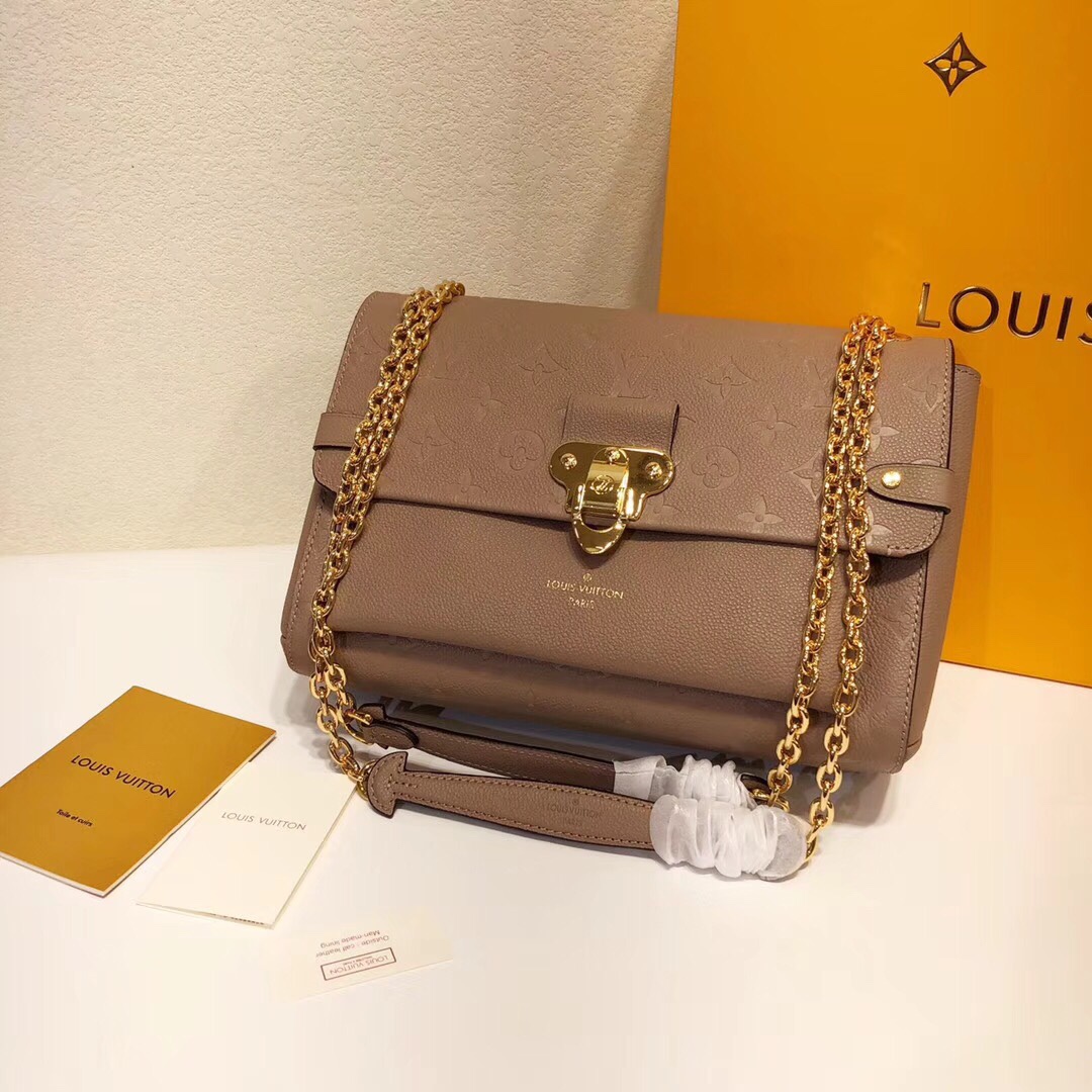 Louis Vuitton LV Vavin Bags Handbags Gold Empreinte​ Calfskin Cowhide Casual M43931