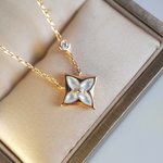 Louis Vuitton Jewelry Necklaces & Pendants Rose Gold White Set With Diamonds 925 Silver