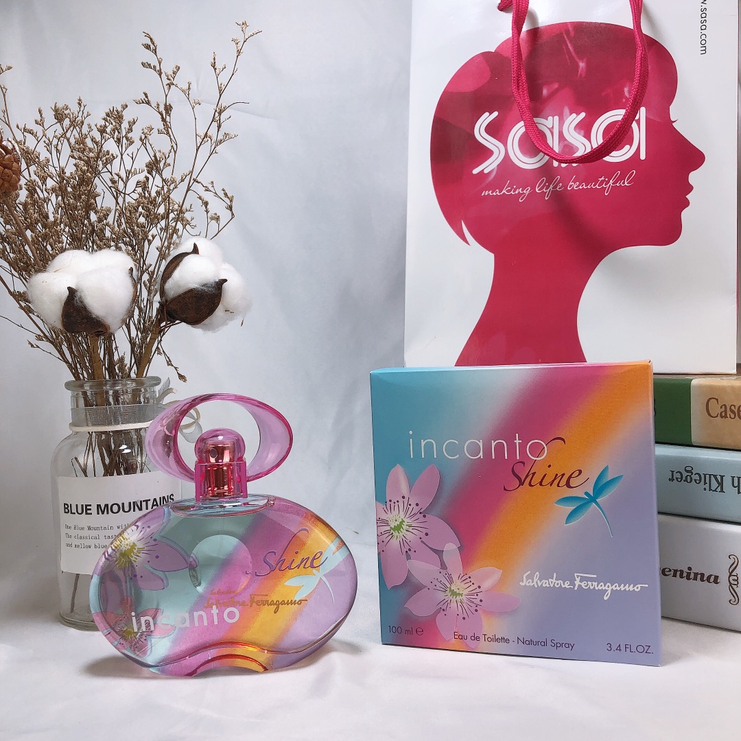 Salvatore Ferragamo Incanto Shine Eau de Toilette - 100ml Floral Fruity Fragrance