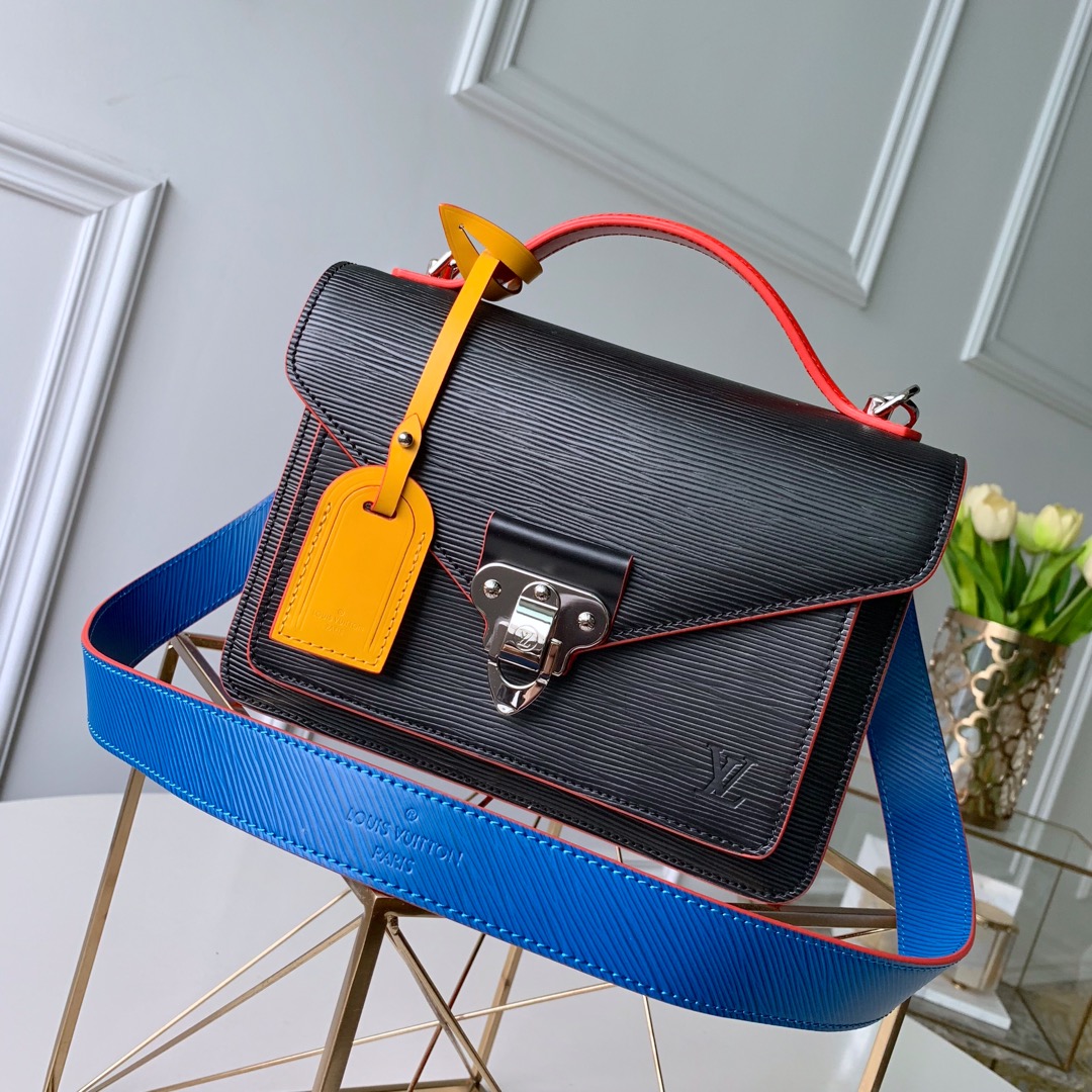 Louis Vuitton LV Soft Trunk Handbags Messenger Bags Cheap High Quality Replica
 Black Epi Resin M50377