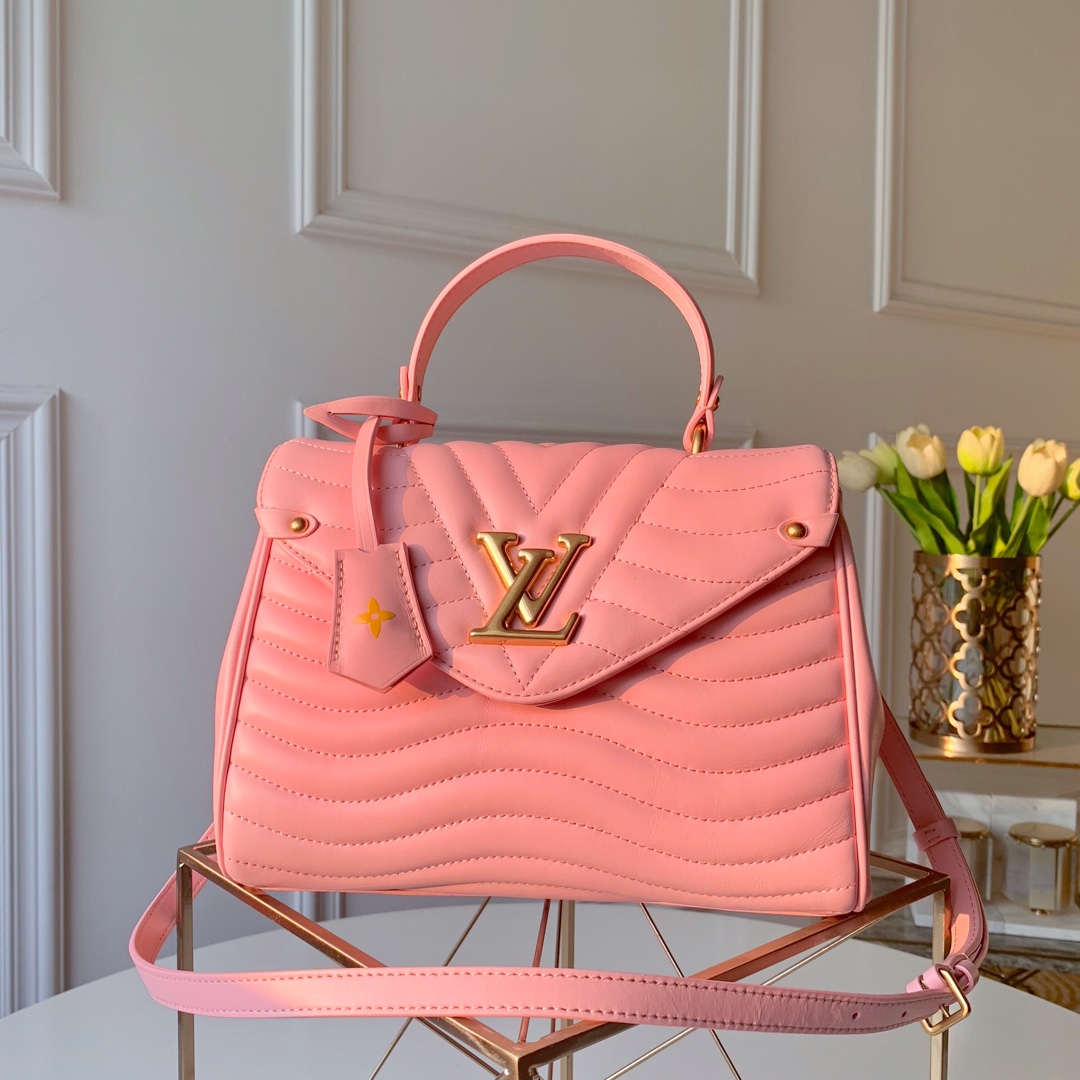 Louis Vuitton LV New Wave Bags Handbags Pink Women Calfskin Cowhide Fall Collection M53931