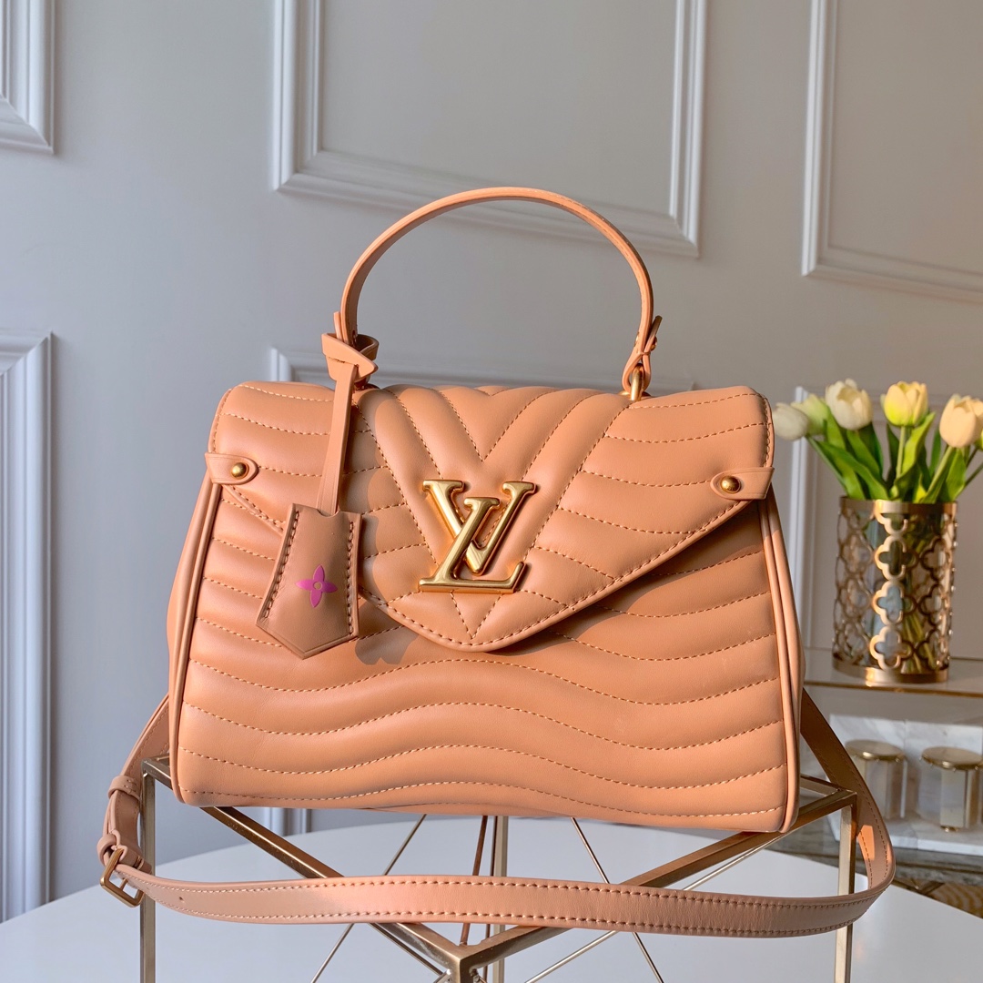 Louis Vuitton LV New Wave Bags Handbags Maroon Women Calfskin Cowhide Fall Collection M53931