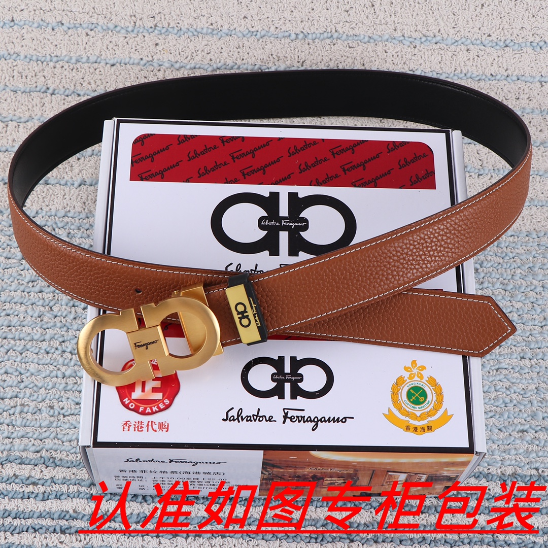 品名菲拉格木️原单材料百分百头层牛皮