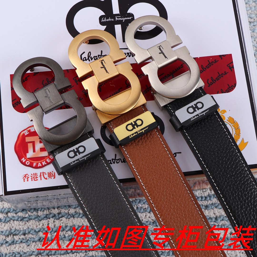 品名菲拉格木️原单材料百分百头层牛皮