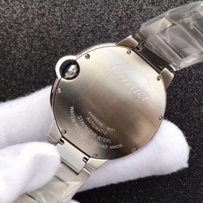 Cartier 台湾厂最新升级版 蓝气球 男款42mm 女款33mm-市面 镜面同步ZP蓝宝石鱼眼效果