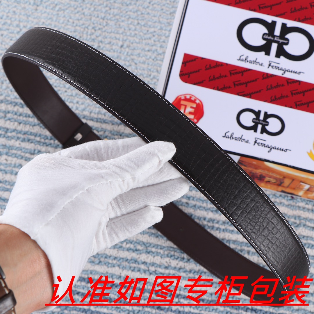 品名菲拉格木️原单材料百分百头层牛皮