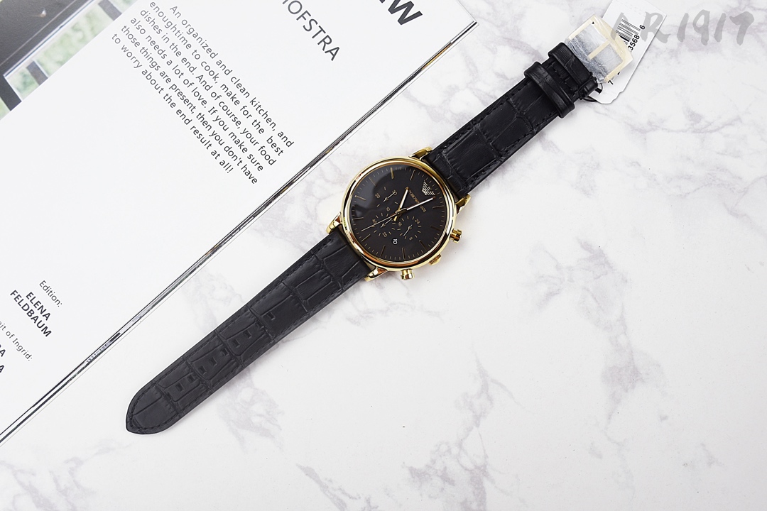 ¡Auténtico! ARMANI/Armani Modelo: Ar1917 Caja: Acero inoxidable 316L Espejo del reloj: Vidrio reforzado con minerales C…