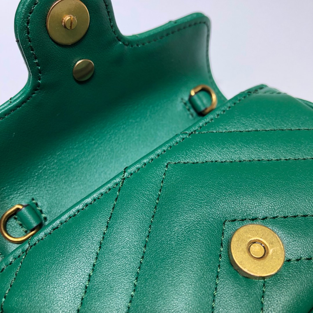 GUCCI古驰女士皮革双G小挎包零钱包手提包575161