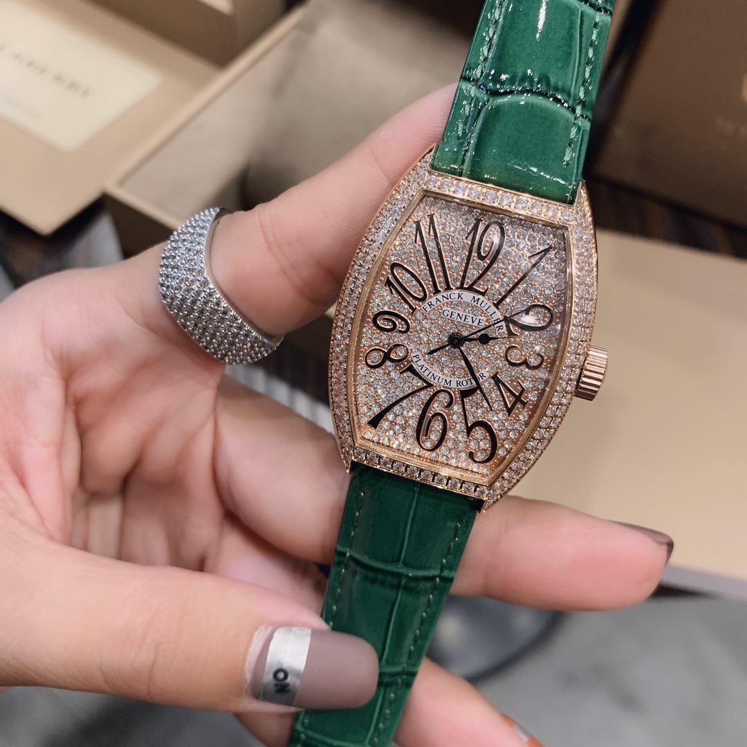 NO:148546,Frank Muller Franck Muller 36mm*45mm barrel case and exaggerated curve design satisfy the girl's love for FM, franck muller19860909法兰克穆勒 FranckMuller 36mm*45mm酒桶型表壳和夸张的弧度设计满足了小女生对FM的热爱,,franck muller,Watch