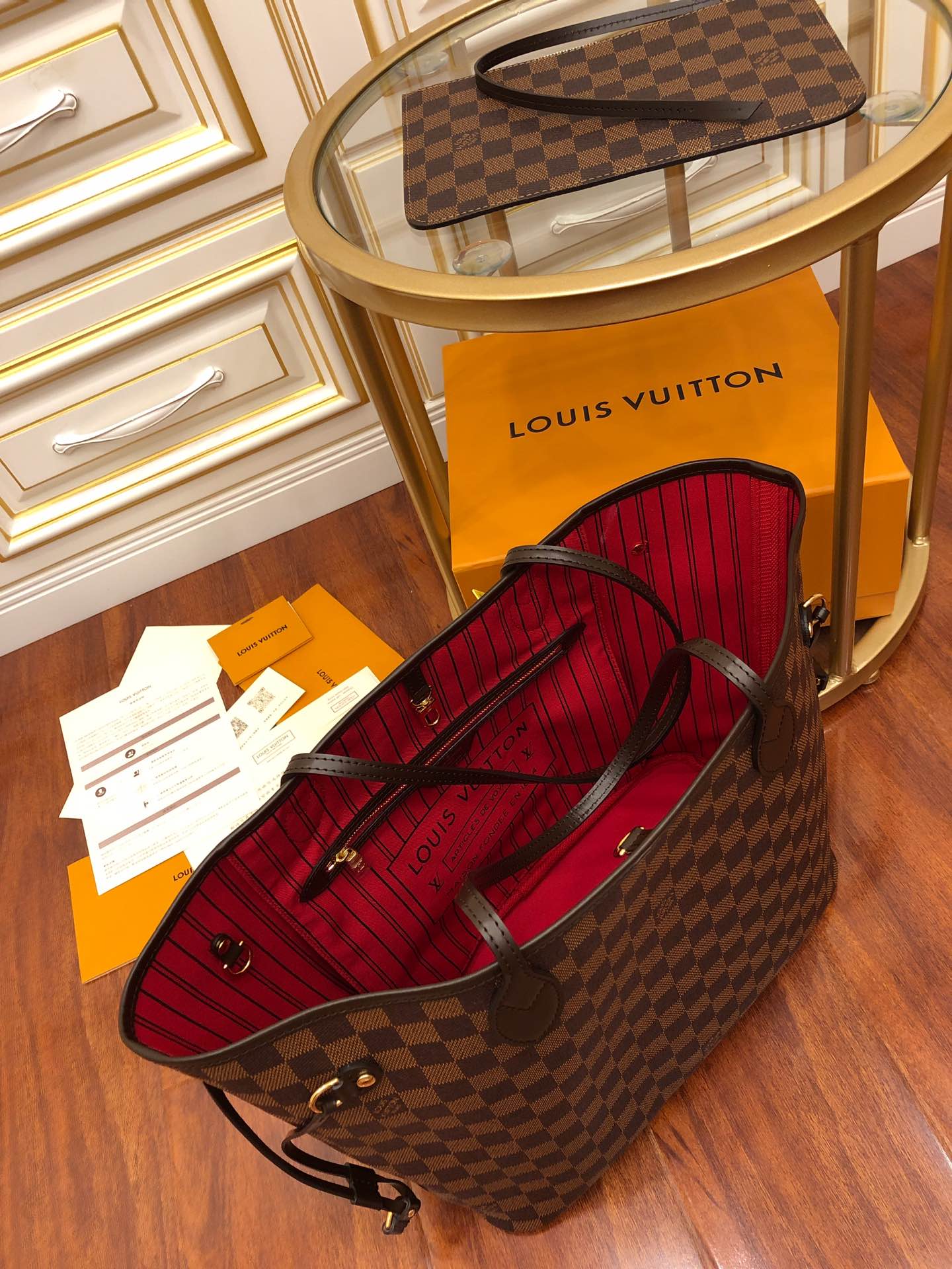 N41358 LV NEVERFULL 中号购物袋