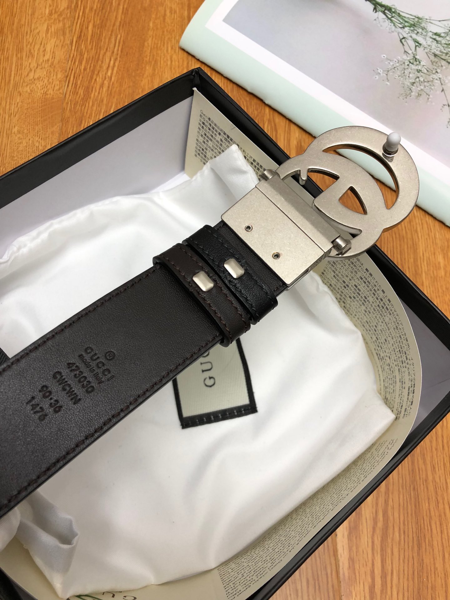 配送专柜全套礼盒包装古驰原单品质双面