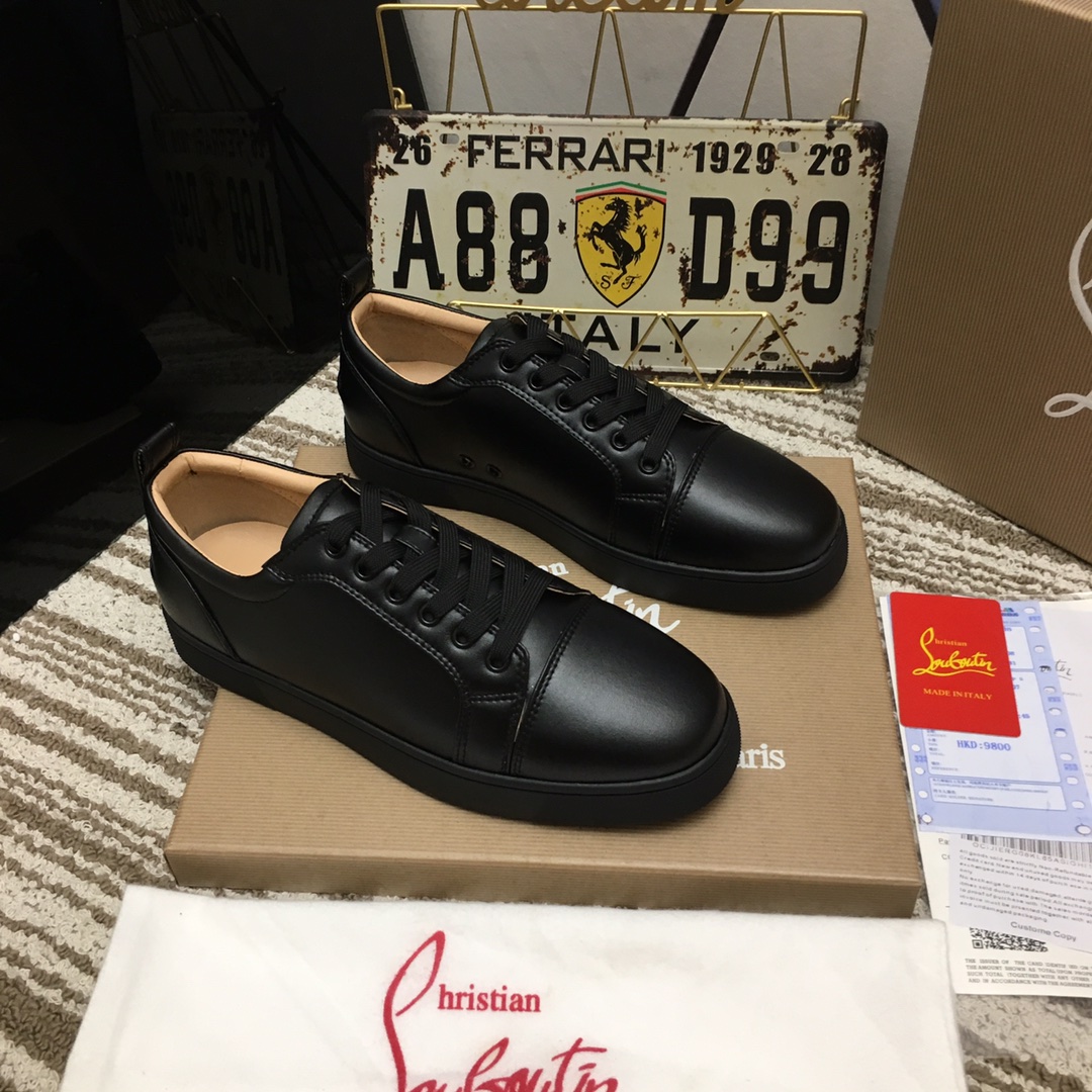 Christian Louboutin（cl男） Style Leather Men's Shoes Lookbook Reference image 2