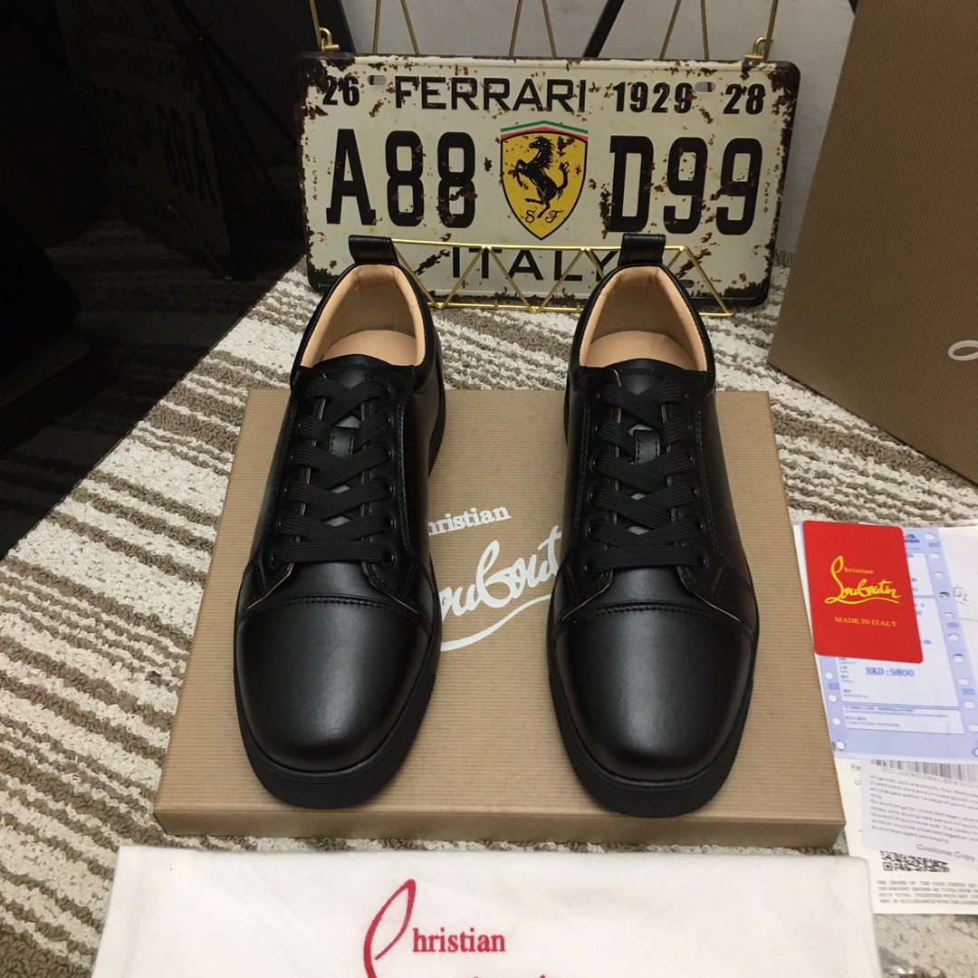 Christian Louboutin（cl男） Style Leather Men's Shoes Lookbook Reference image 1