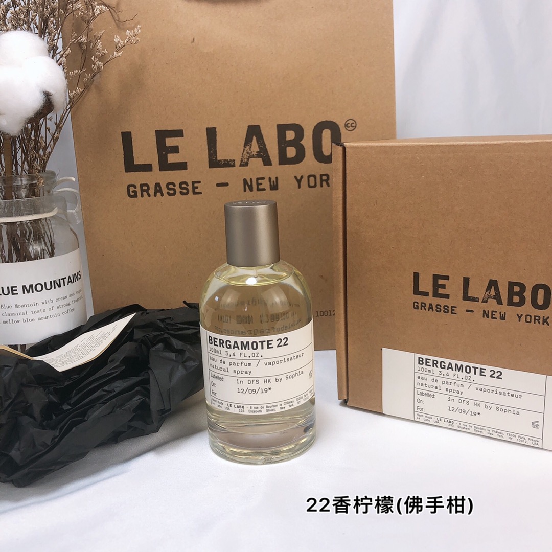 Le Labo Bergamote 22 Unisex Eau de Parfum, 100ml - Woody & Citrus Scent