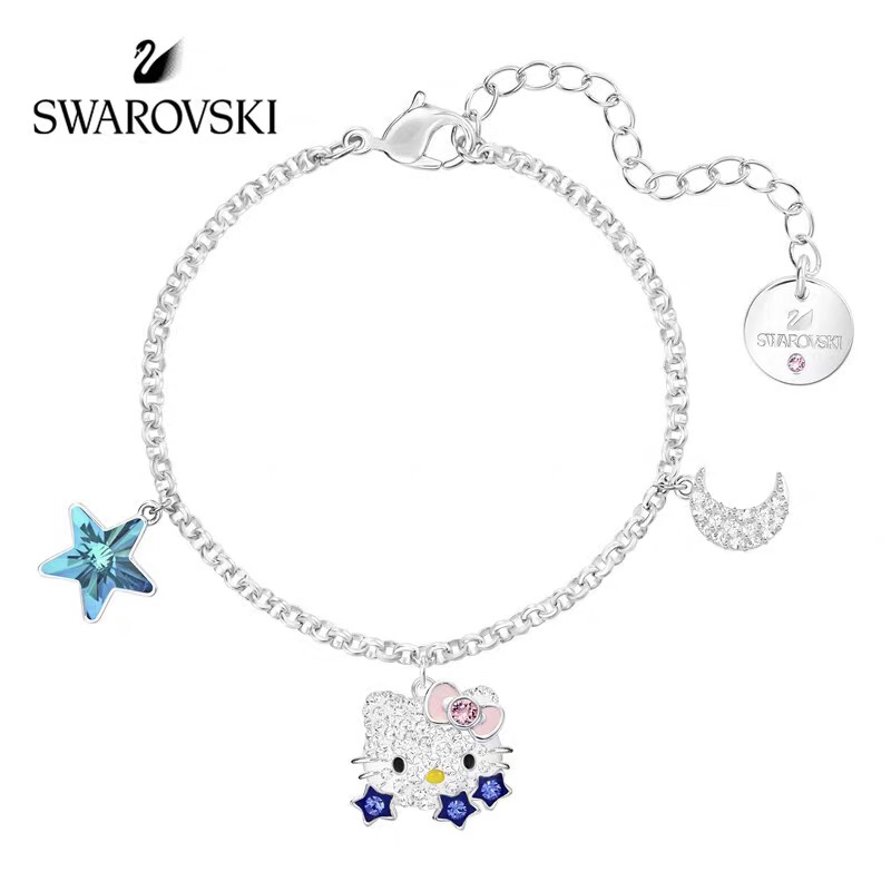 NO:101219,Swarovski cute HELLO KITTY STAR bracelet for women, Swarovski, bracelet19860909施华洛世奇可爱HELLO KITTY STAR手链女,施华手链,swarovski,bracelet,Jewelry
