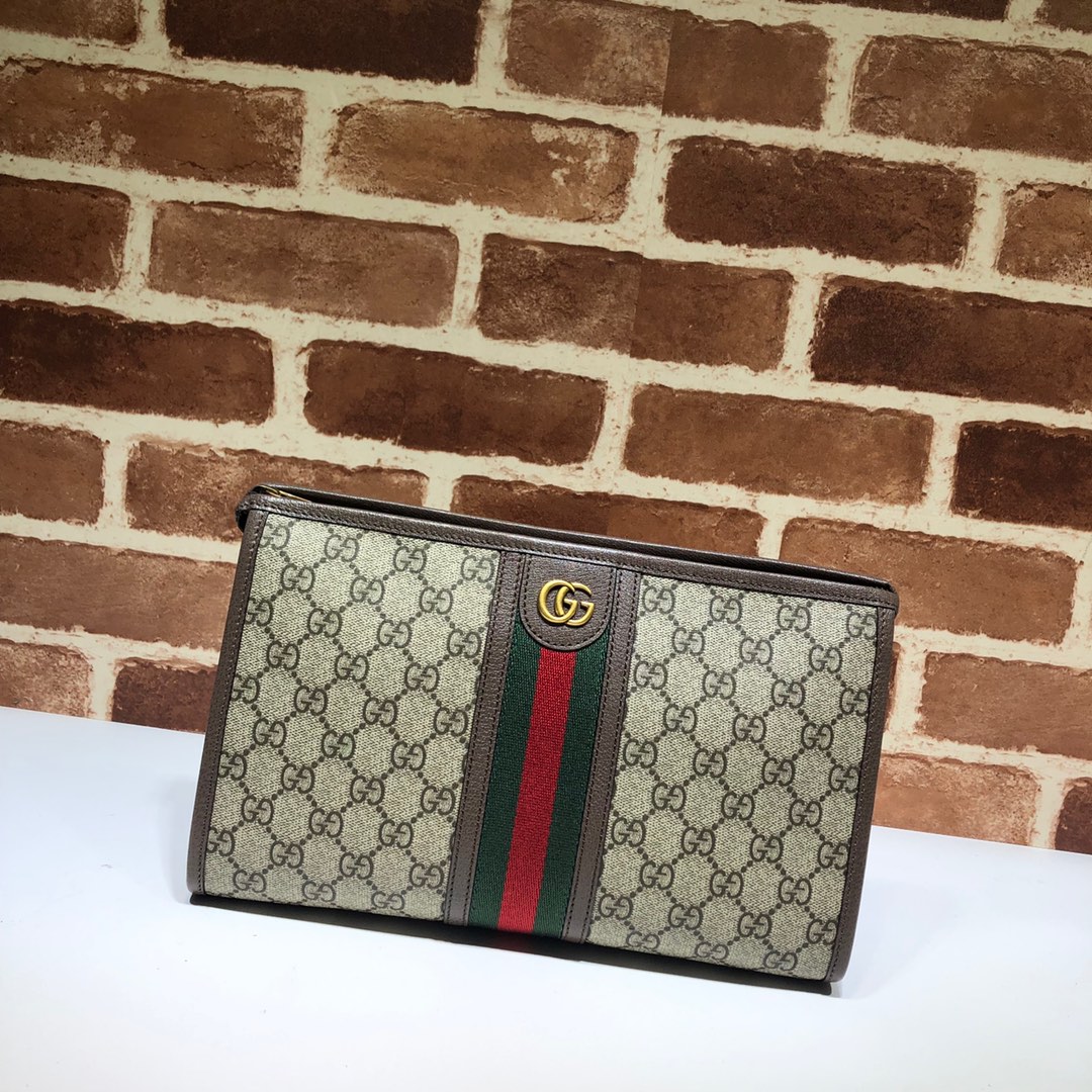 NO:185591,Genuine grade ~ (clutch bag) counter quality, top-level original goods, real-life photos!  Model number 598234 brown/red and green belt ~ size width 28.5X height 18X side width 9 shipped., GUCCI large factory original leather, gucci, handbag19860909正品级 ～（手拿包）专柜品质,顶级原单货,实物实拍！款号598234啡色/红绿带～尺寸宽28.5X高18X侧宽9出货了.,GUCCI大厂货原厂皮,gucci,handbag,Bag