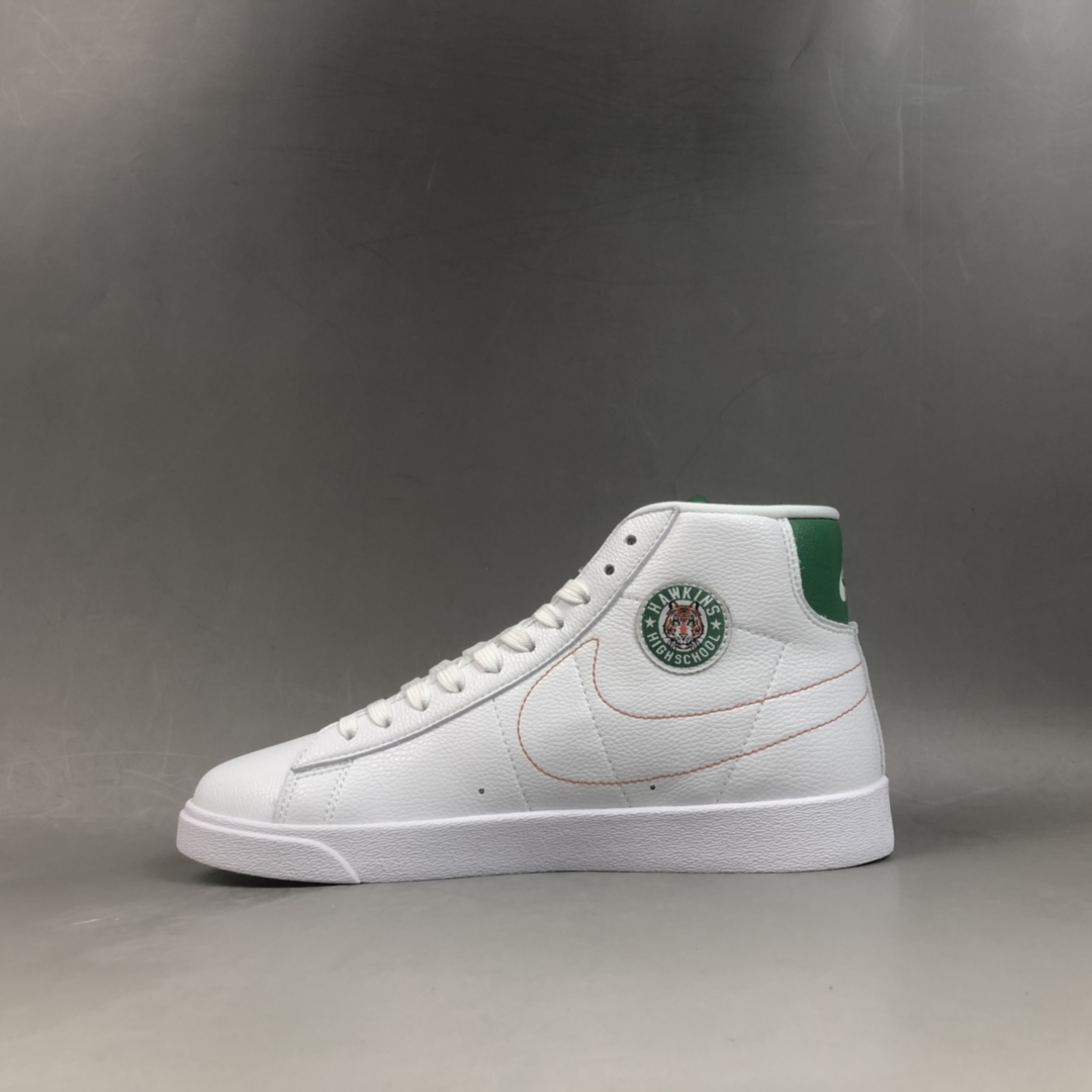 180 Nike Blazer Mid '1977 Vintage”Hawkins High”开拓者联名限定 CJ6101-100