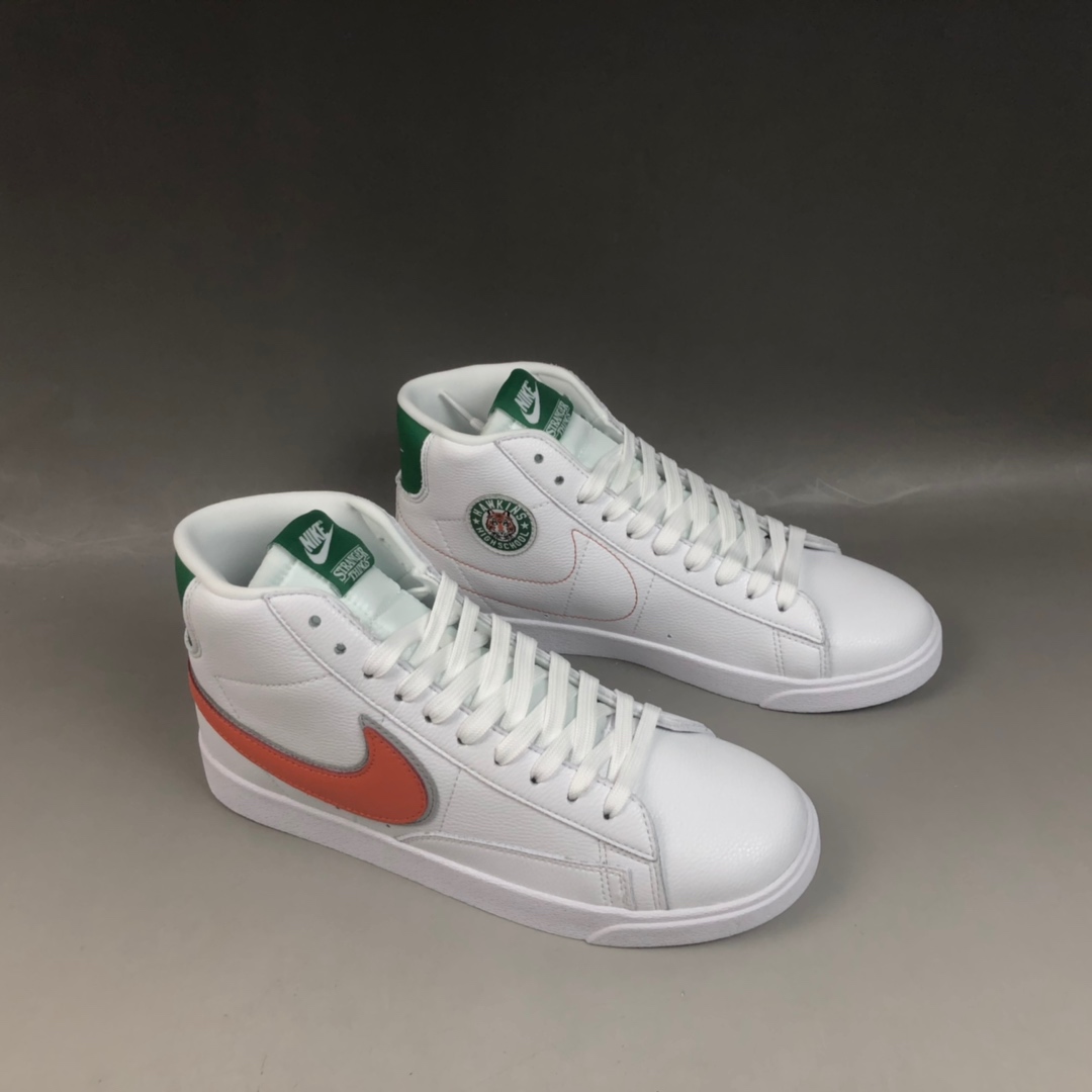 180 Nike Blazer Mid '1977 Vintage”Hawkins High”开拓者联名限定 CJ6101-100