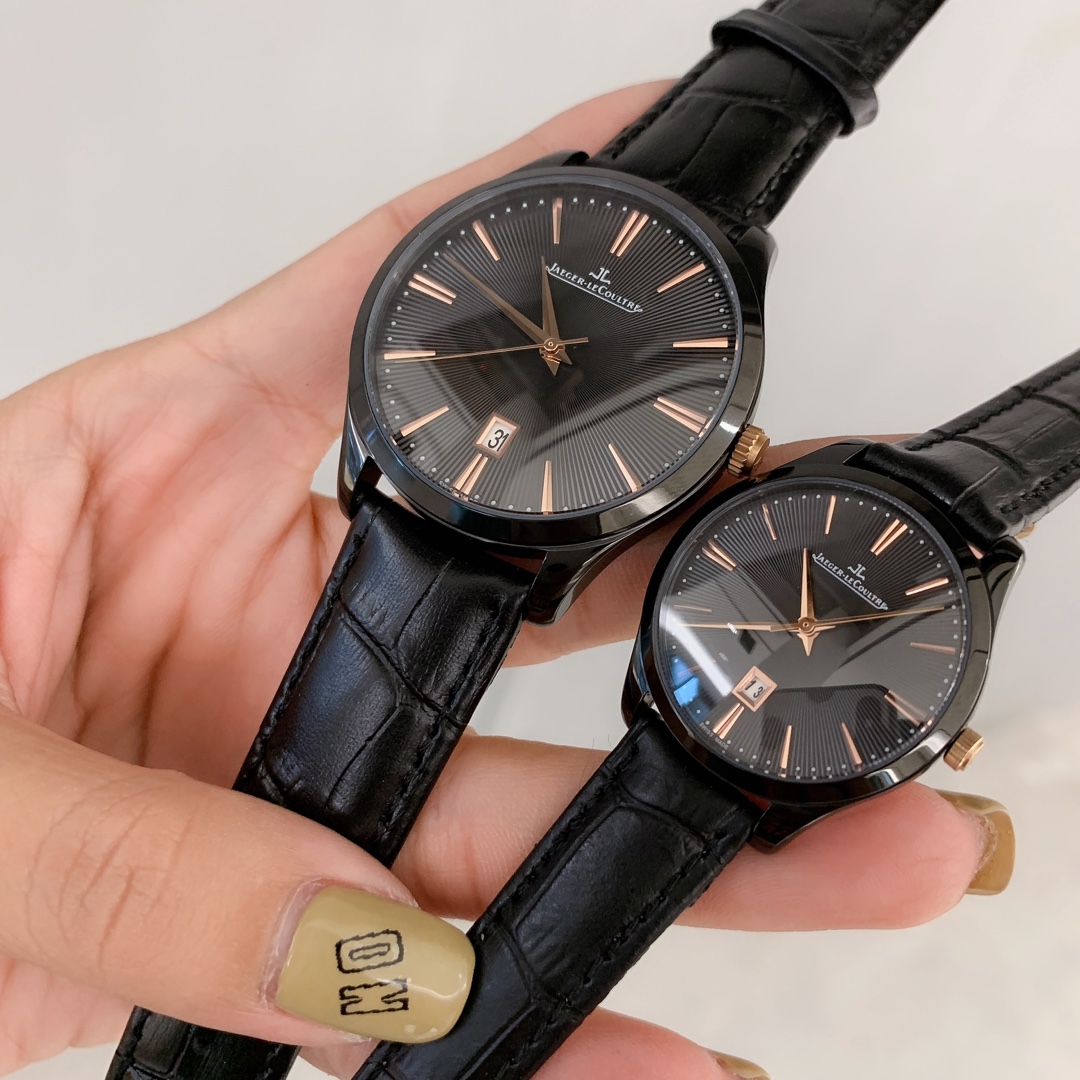 Jaeger.le Couldre Classic Watch: Super-Thin Stone Couple Surfaces, Glass Lenses, Steel Husks - 图片 2