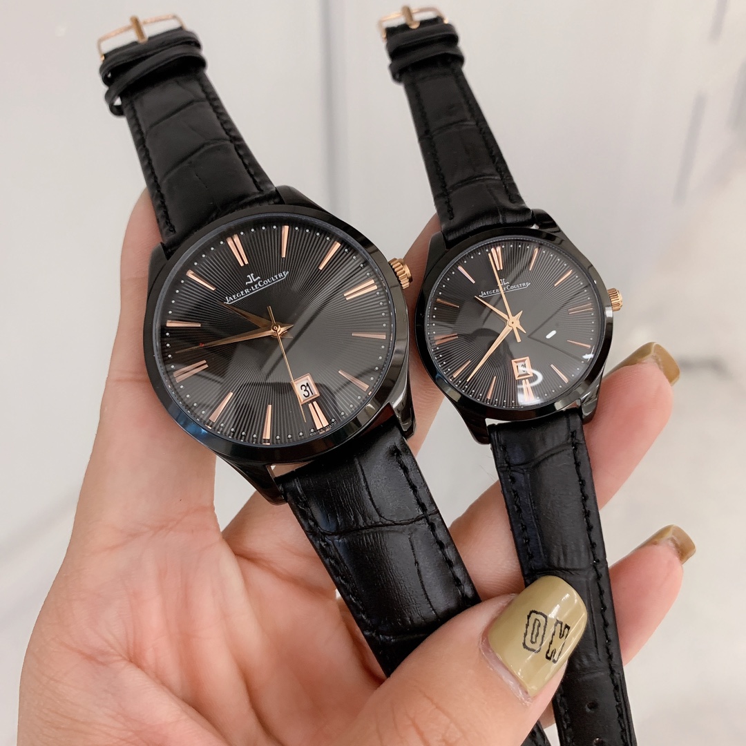 Jaeger.le Couldre Classic Watch: Super-Thin Stone Couple Surfaces, Glass Lenses, Steel Husks